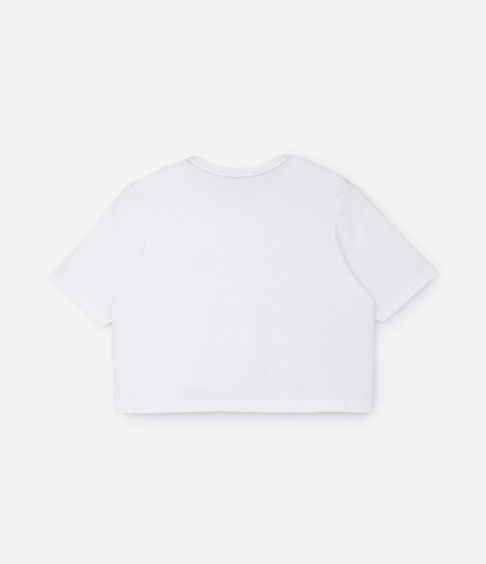 Blusa em Algodão com Lacinho de Strass Curve & Plus Size Branco 5