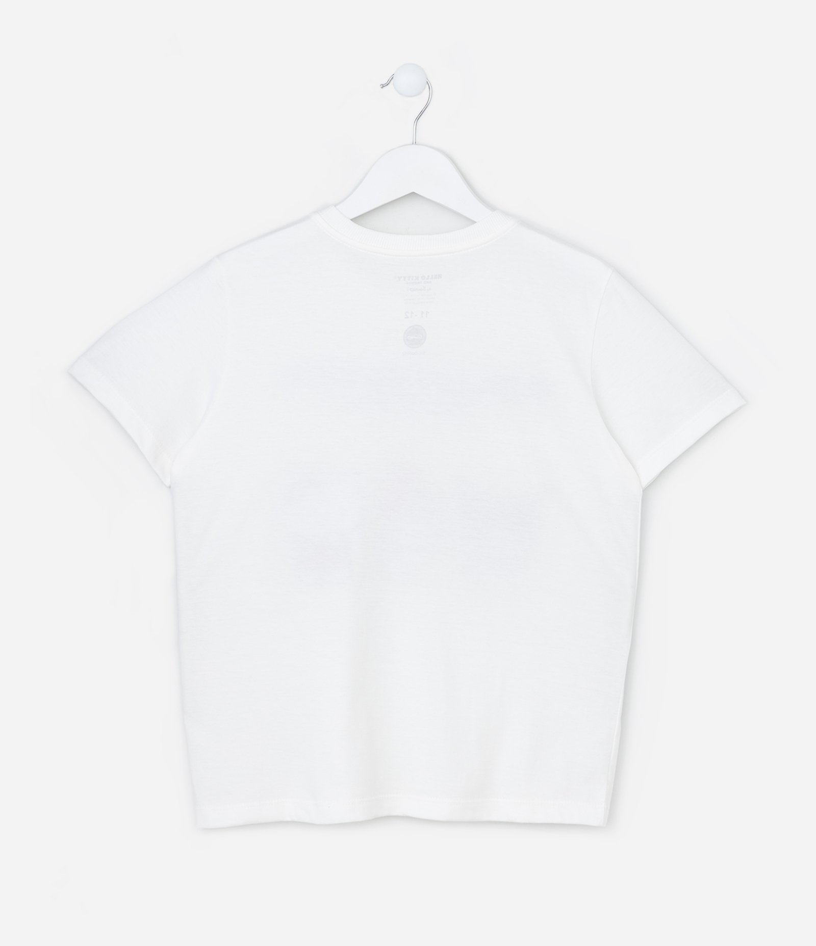 Camiseta Infantil com Estampa Hello Kitty e Amigos - Tam 5 a 14 Anos Branco 2