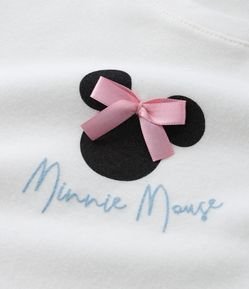 Blusa Infantil com Lacinho e Estampa da Minnie - Tam 2 a 8 Anos