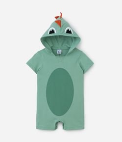 Macaquinho Infantil com Estampa Interativa Dino - Tam 0 a 18 meses