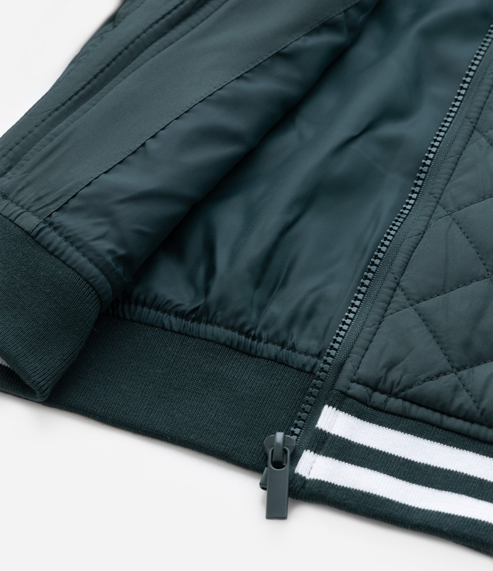 Jaqueta Bomber Infantil com Textura Matelasse - Tam 1 a 5 Anos Verde 4