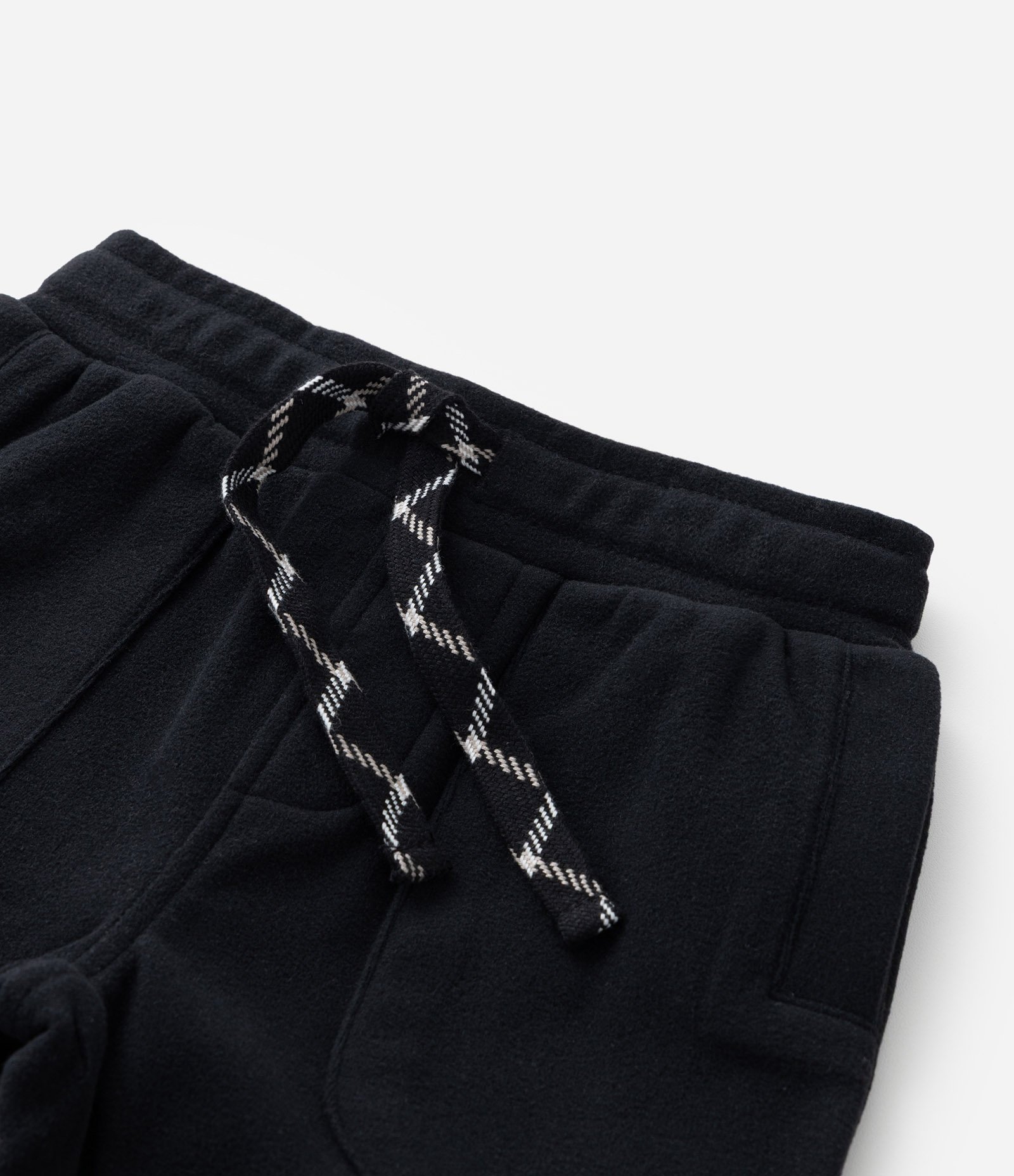 Calça Infantil em Fleece com Bolsos - Tam 1 a 5 Anos Preto 5