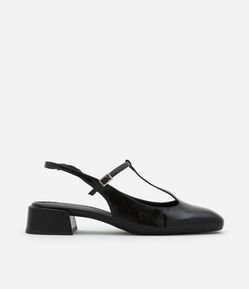 Sapato Boneca em PU com Tira Salomé