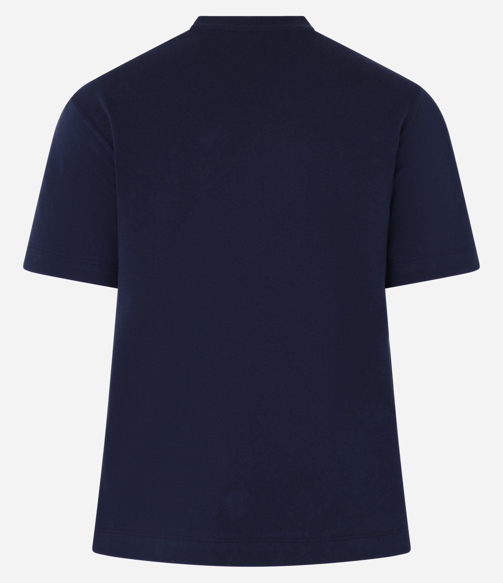 Camiseta Manga Curta em Algodão com Estampa Localizada The Luckiest Girl Azul 2