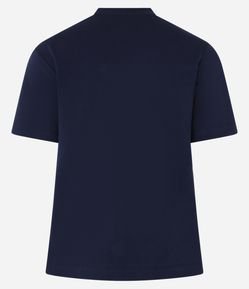 Camiseta Manga Curta em Algodão com Estampa Localizada The Luckiest Girl