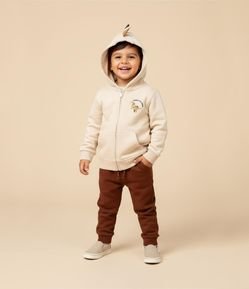 Calça Infantil em Moletom Texturizada - Tam 1 a 6 Anos