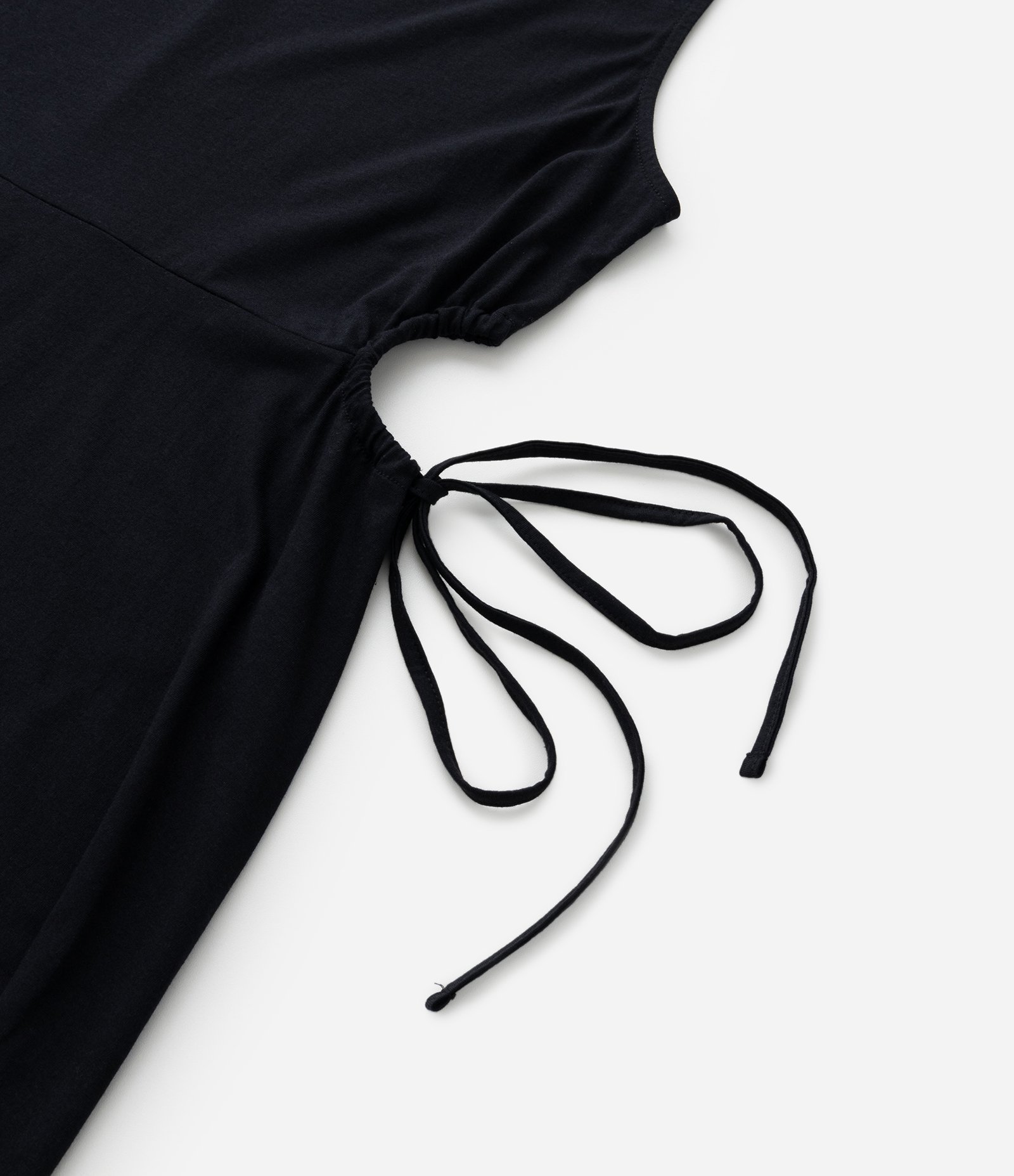 Vestido Midi Algodão com Recortes Laterais Curve & Plus Size Preto 7