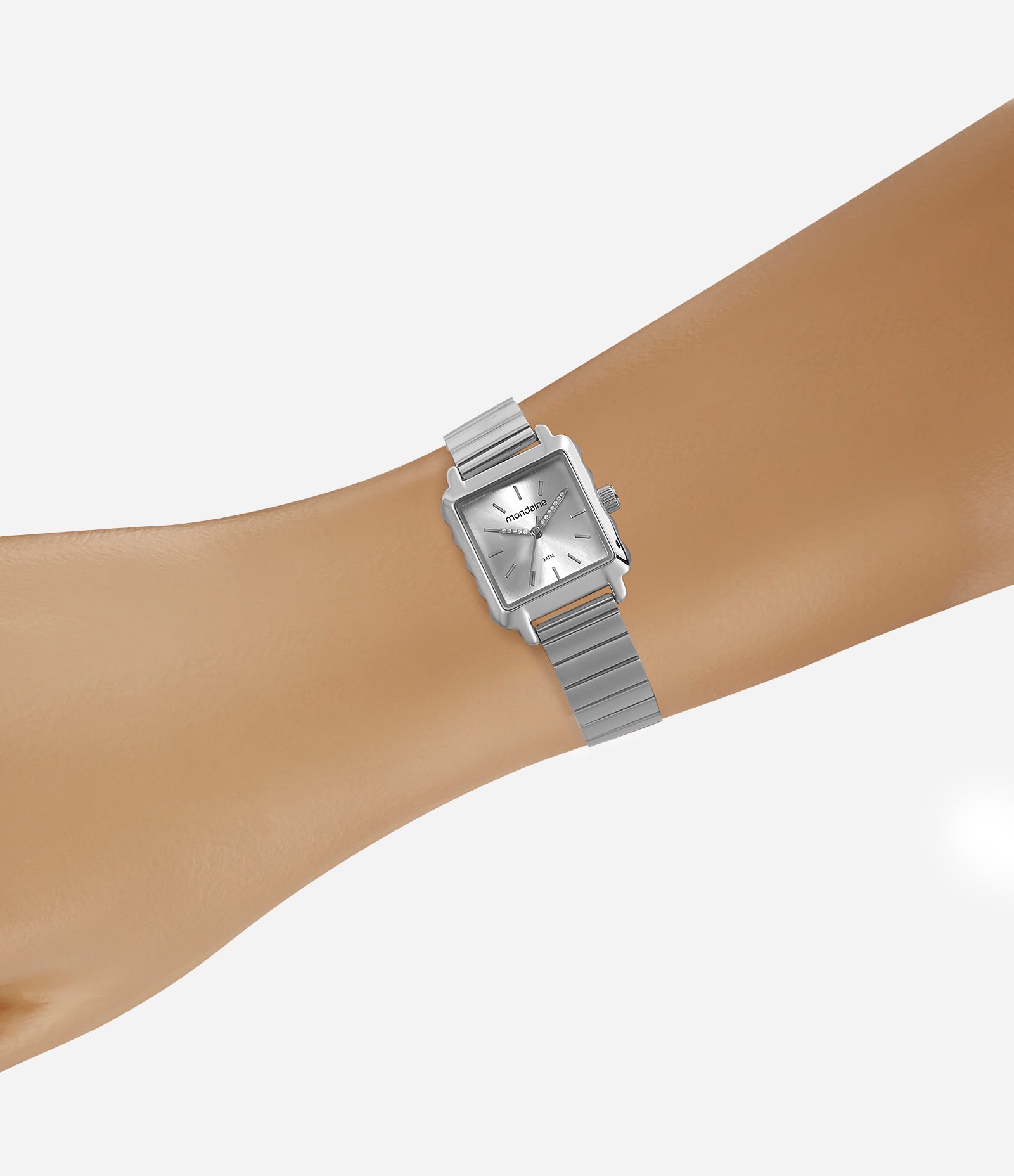 Relógio Mondaine Feminino Analógico PRATA 4