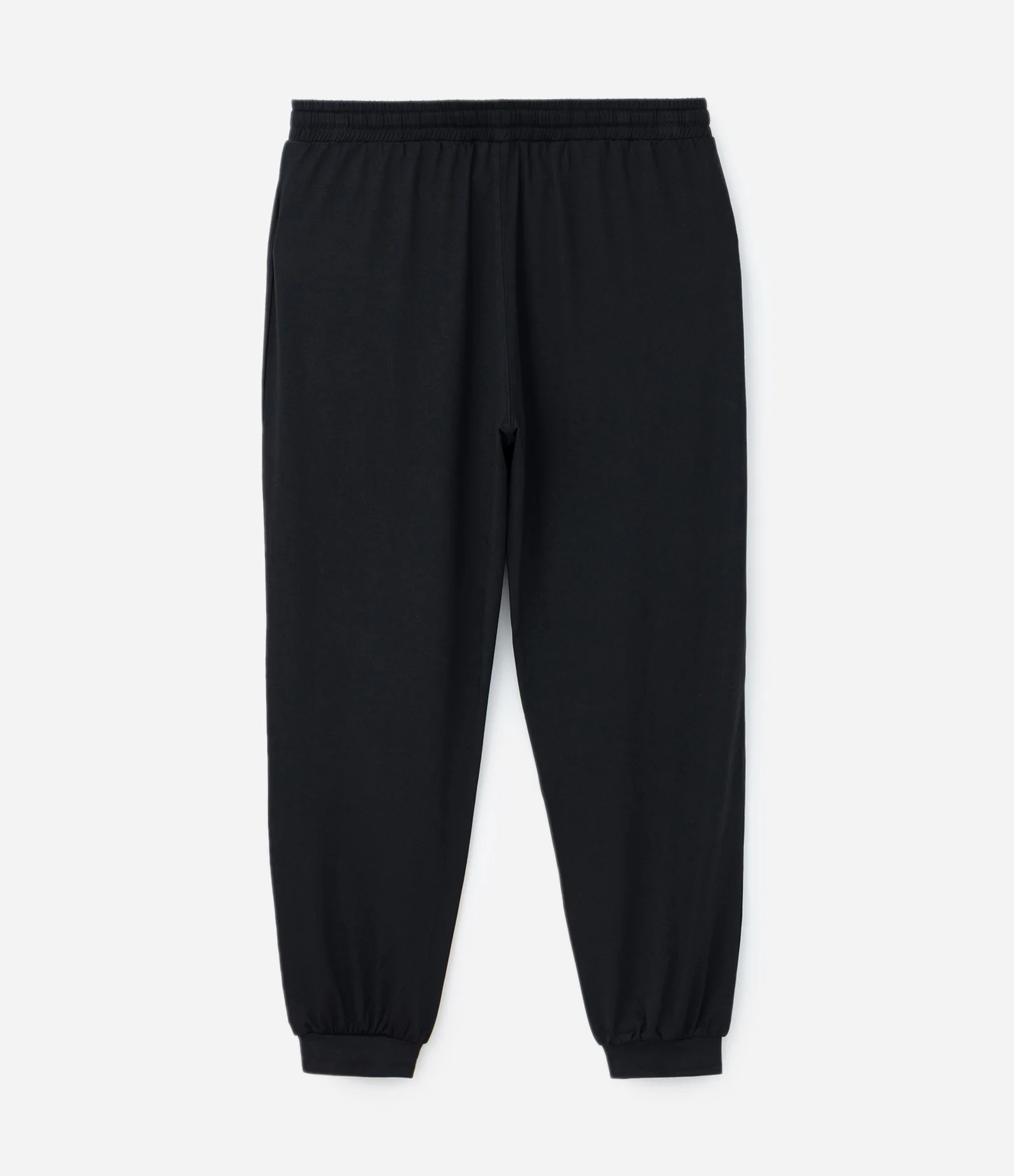 Calça de Pijama com Elastano e Barra Ajustada Preto 2