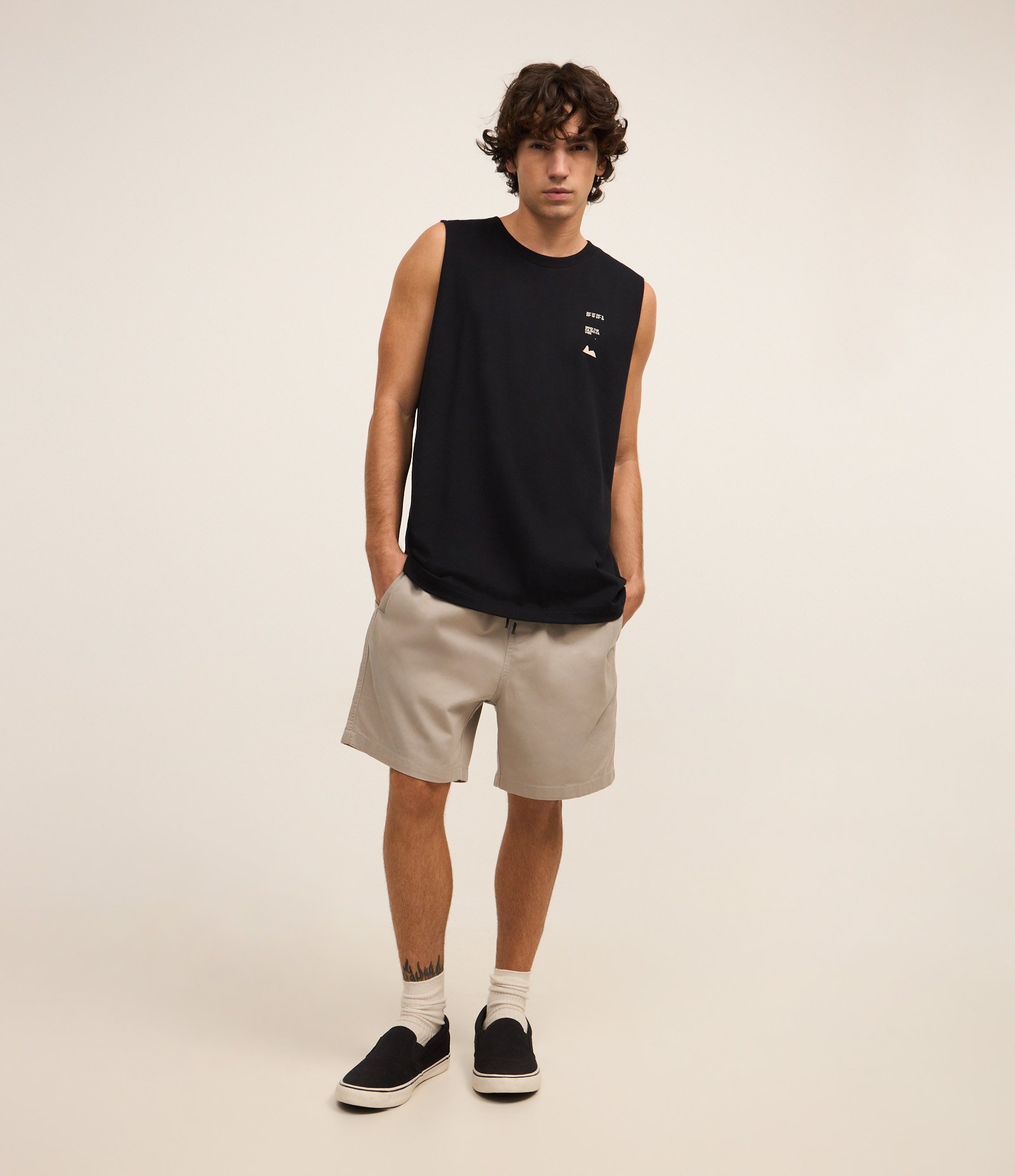 Regata Comfort em Algodão com Estampa Rio de Janeiro Preto 3