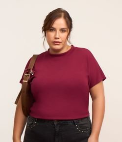 Blusa Básica em Ribana sem Cava Curve & Plus Size