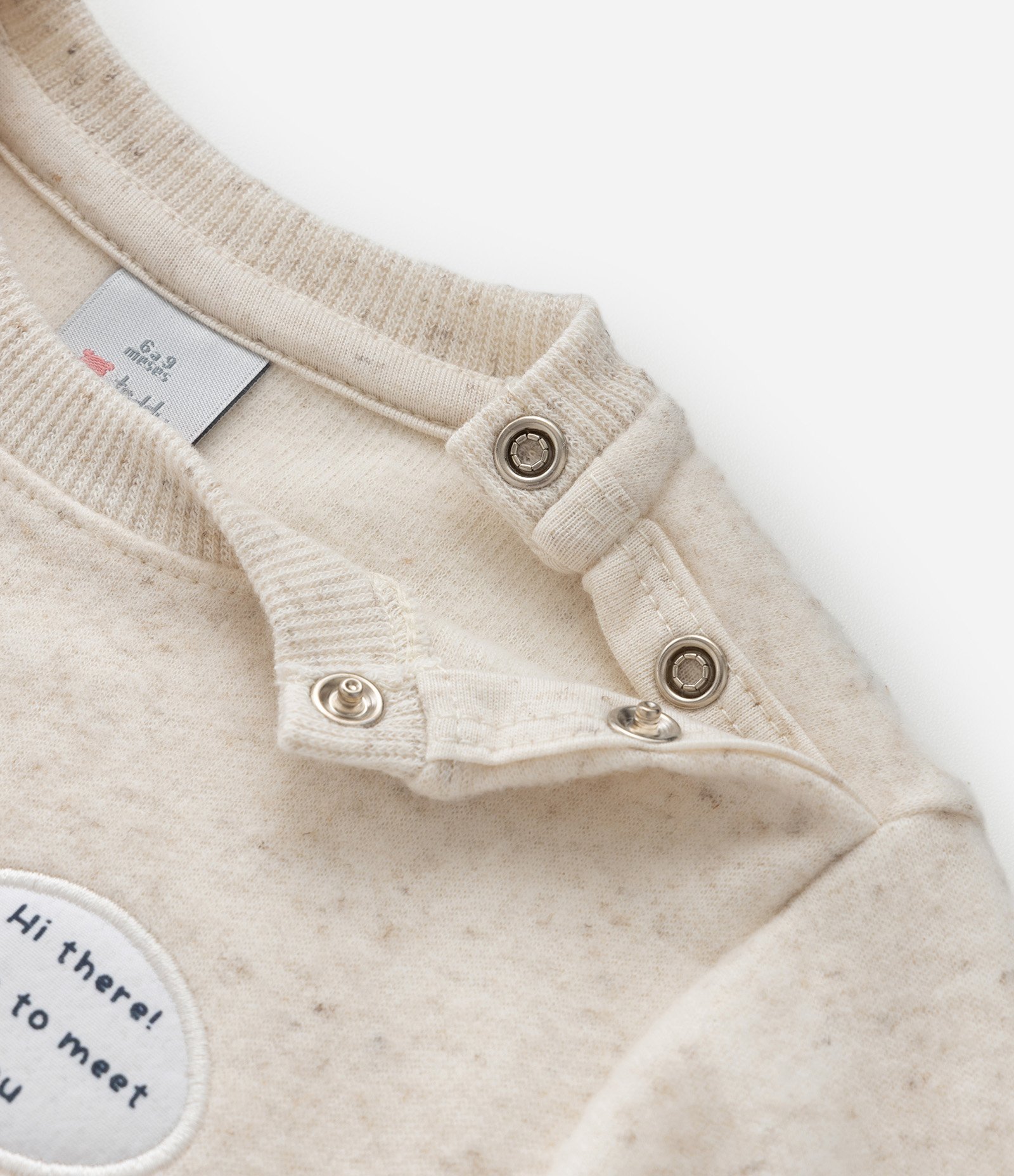 Conjunto Infantil com Estampa Dinos e Listras - Tam 0 a 18 meses Bege/Laranja 10