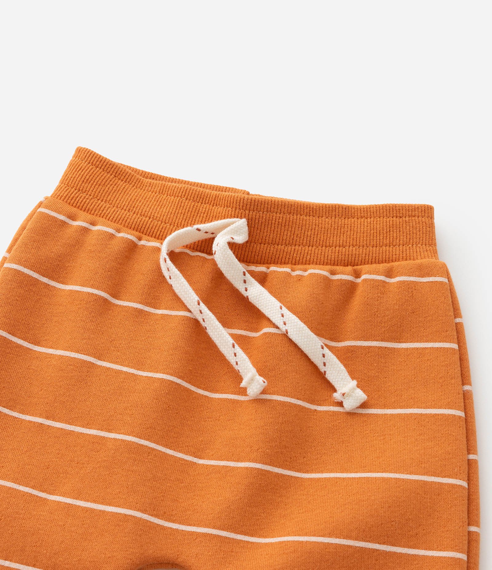 Conjunto Infantil com Estampa Dinos e Listras - Tam 0 a 18 meses Bege/Laranja 7