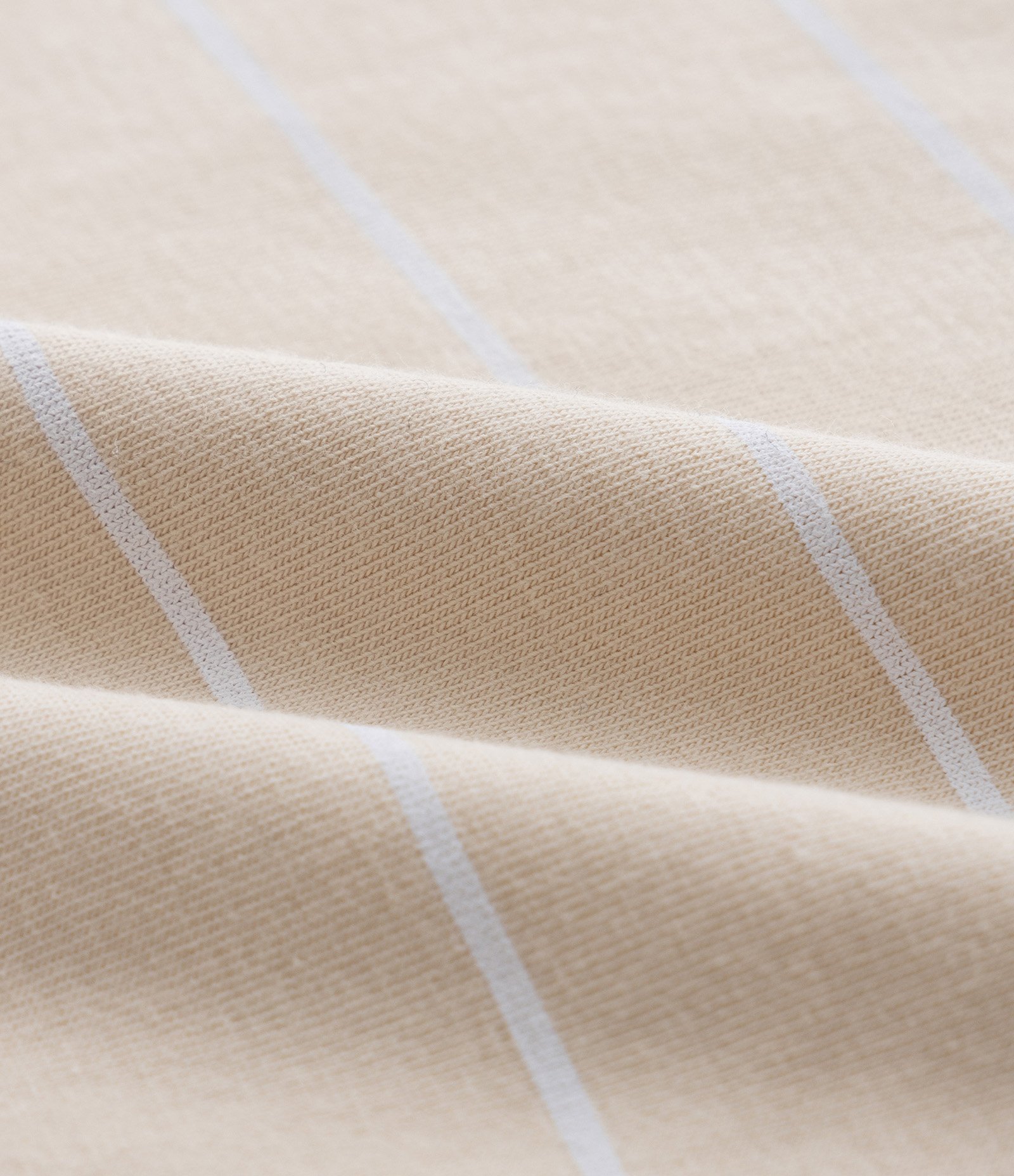 Body Infantil com Estampa de Listras e Bolsinho - Tam 0 a 18 meses Bege 3