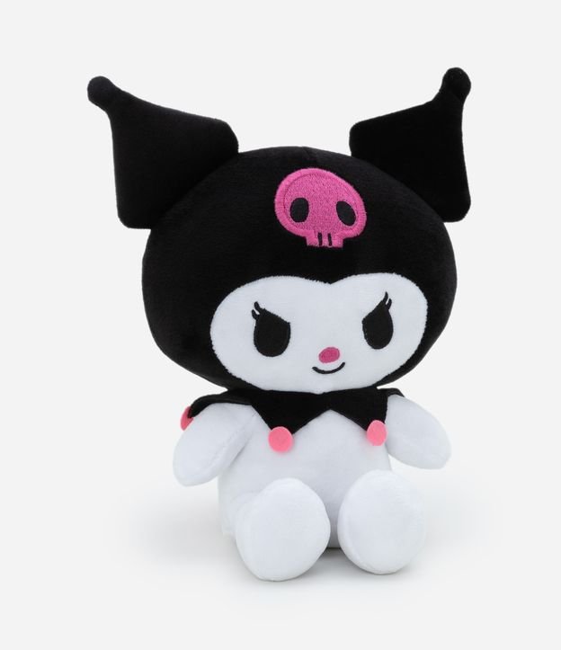 Almofada Bicho de Pelúcia Formato Kuromi Hello Kitty