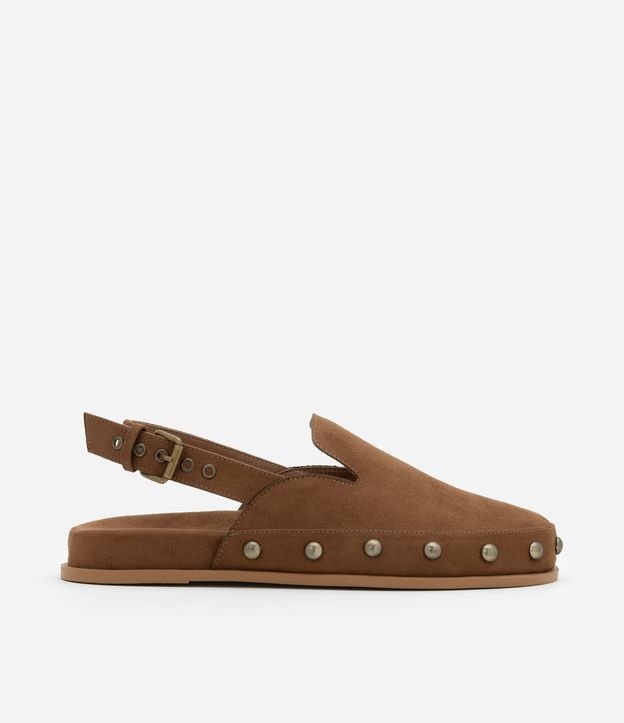 Sapato Clog com Rebites ao Redor