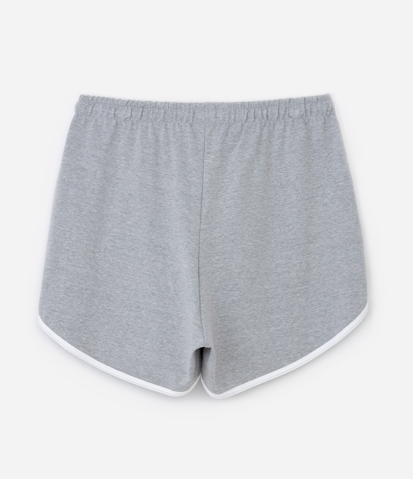 Short Runner em Moletinho Curve e Plus Size Cinza Mescla 6