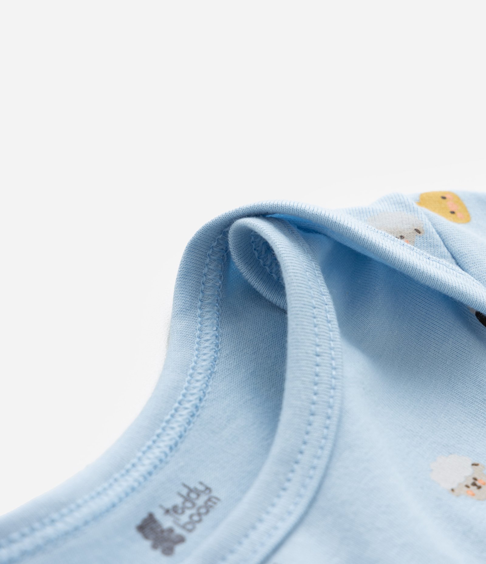 Body Infantil com Estampa de Bichinhos - Tam 0 a 18 meses Azul 4
