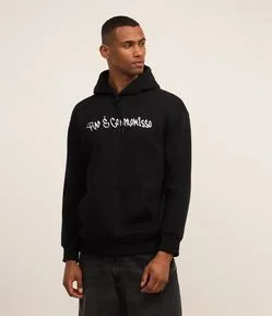 Casaco Comfot em Fleece com Estampa Sabotage Rap é Compromisso