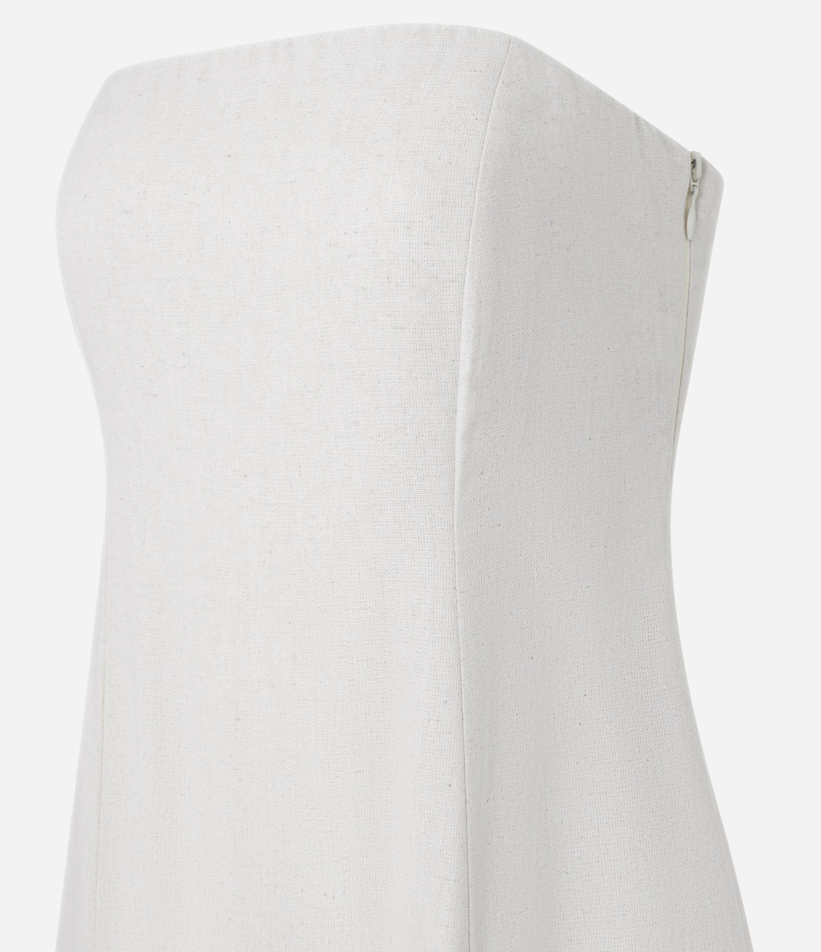 Vestido Midi Tomara que Caia em Viscolinho Off White 6