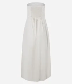 Vestido Midi Tomara que Caia em Viscolinho