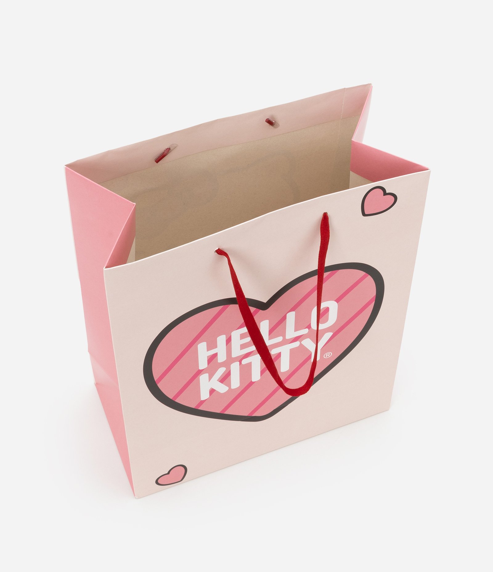 Sacola de Presente Pequena com Estampa da Hello Kitty Rosa 4