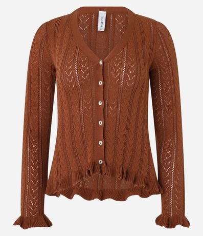 Blusa em Tricô com Botões e Babadinho na Barra é boa?