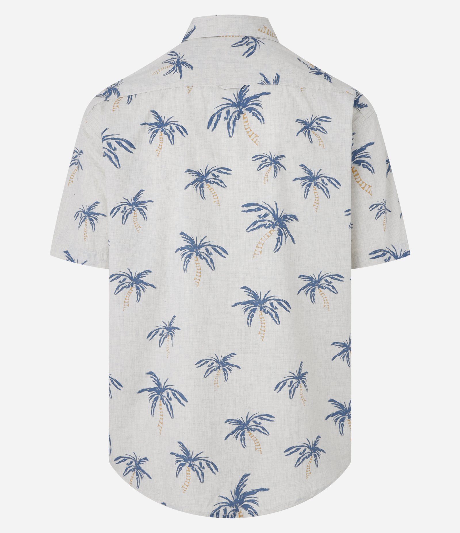 Camisa Relaxed com Estampa de Coqueiros e Bolso Off White 6