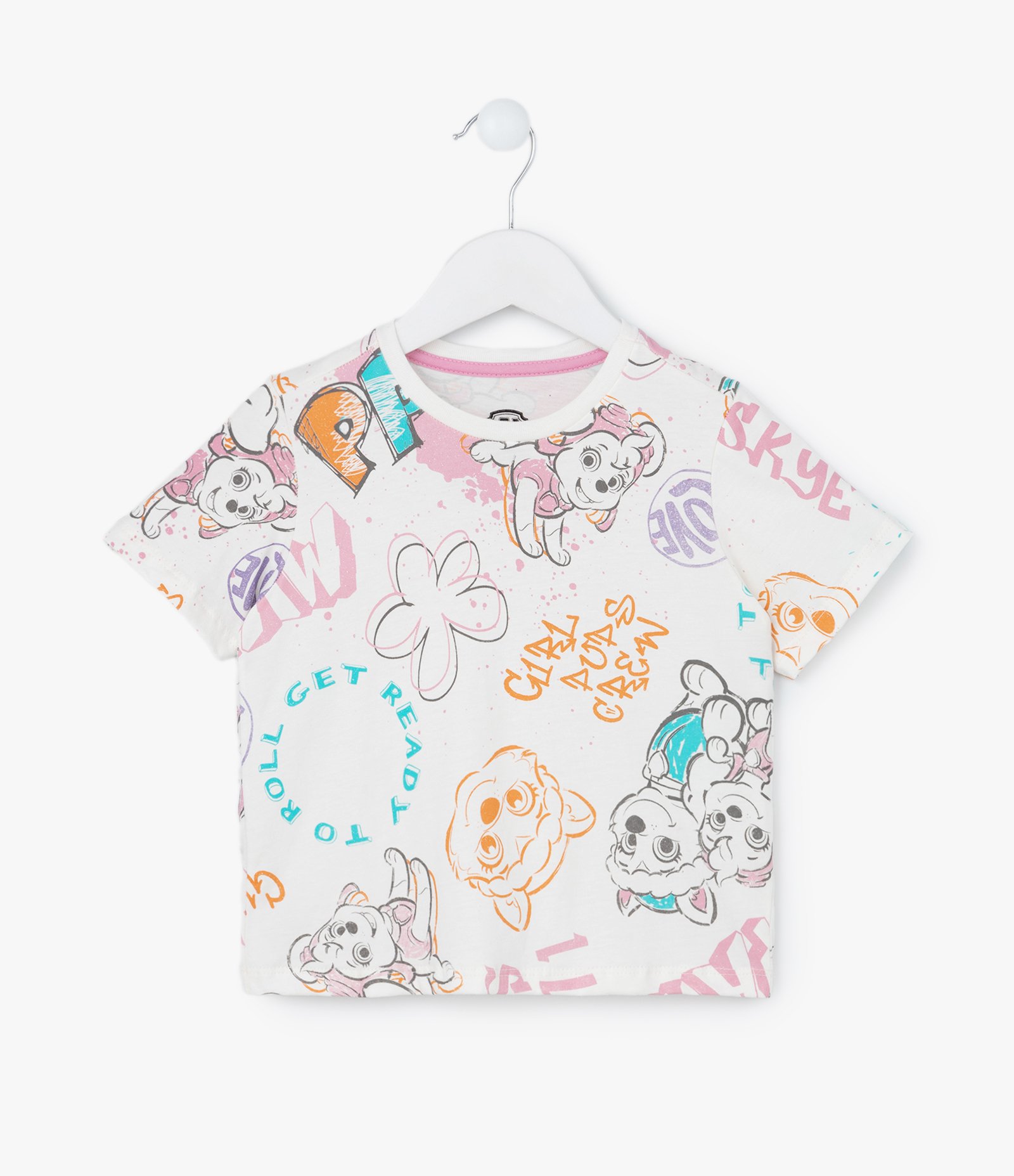 Camiseta Infantil com Estampa Patrulha Canina - Tam 2 a 6 Anos Multicores 1