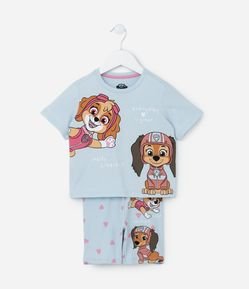 Conjunto Infantil com Estampa Patrulha Canina - Tam 2 a 6 Anos