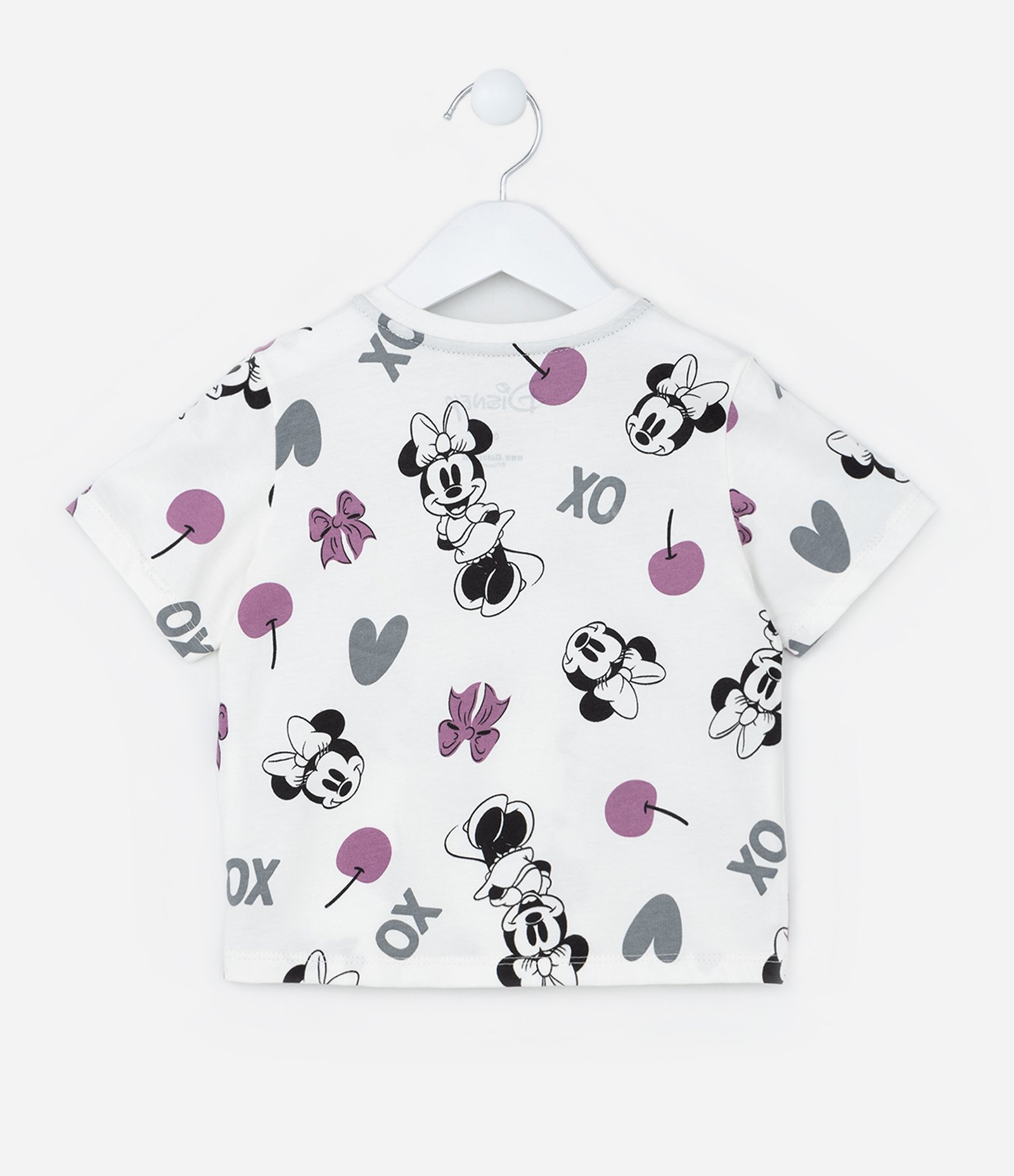 Conjunto Infantil com Estampa Minnie - Tam 1 a 6 Anos Branco/Preto 3