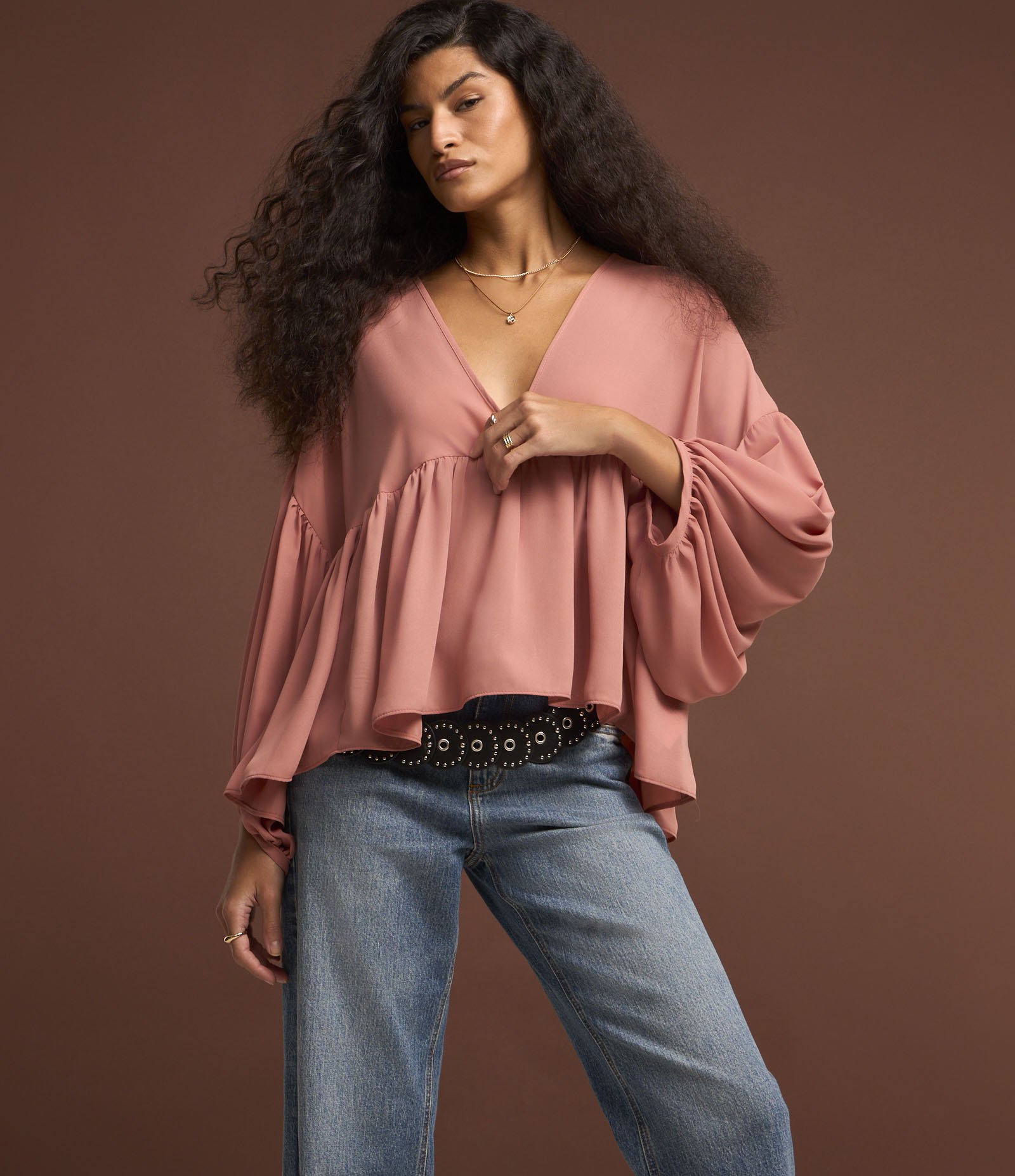 Calça Reta em Jeans com Lavagem Diferenciada Azul 2