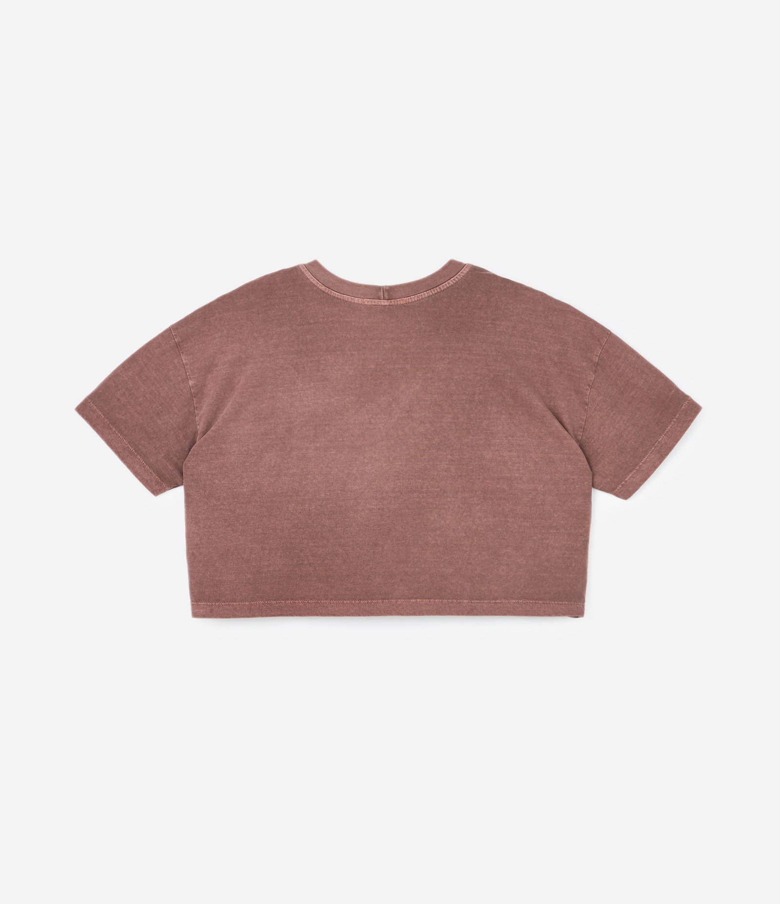 Camiseta Cropped com Estampa Flocada Curve & Plus Size Vermelho 5