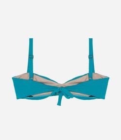 Biquíni Top Reto Torcido e Texturizado Curve & Plus Size