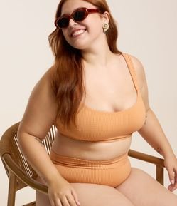 Biquíni Top Reto Estampa Xadrez Vichy Curve & Plus Size