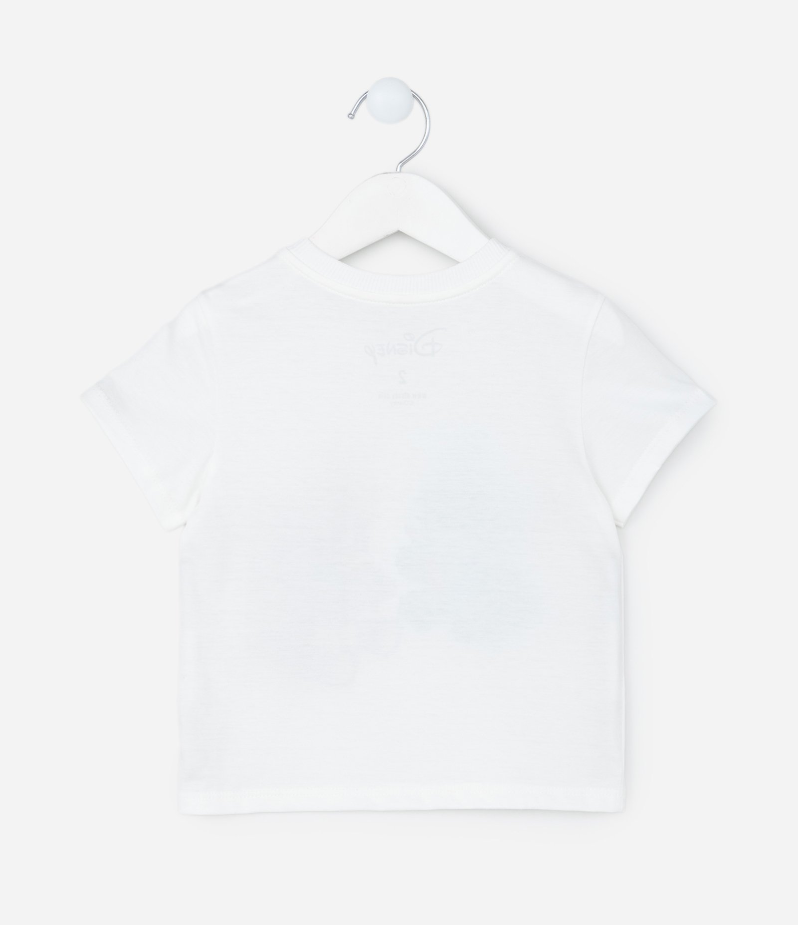 Camiseta Infantil com Estampa Stitch e Angel - Tam 1 a 6 Anos Branco 2