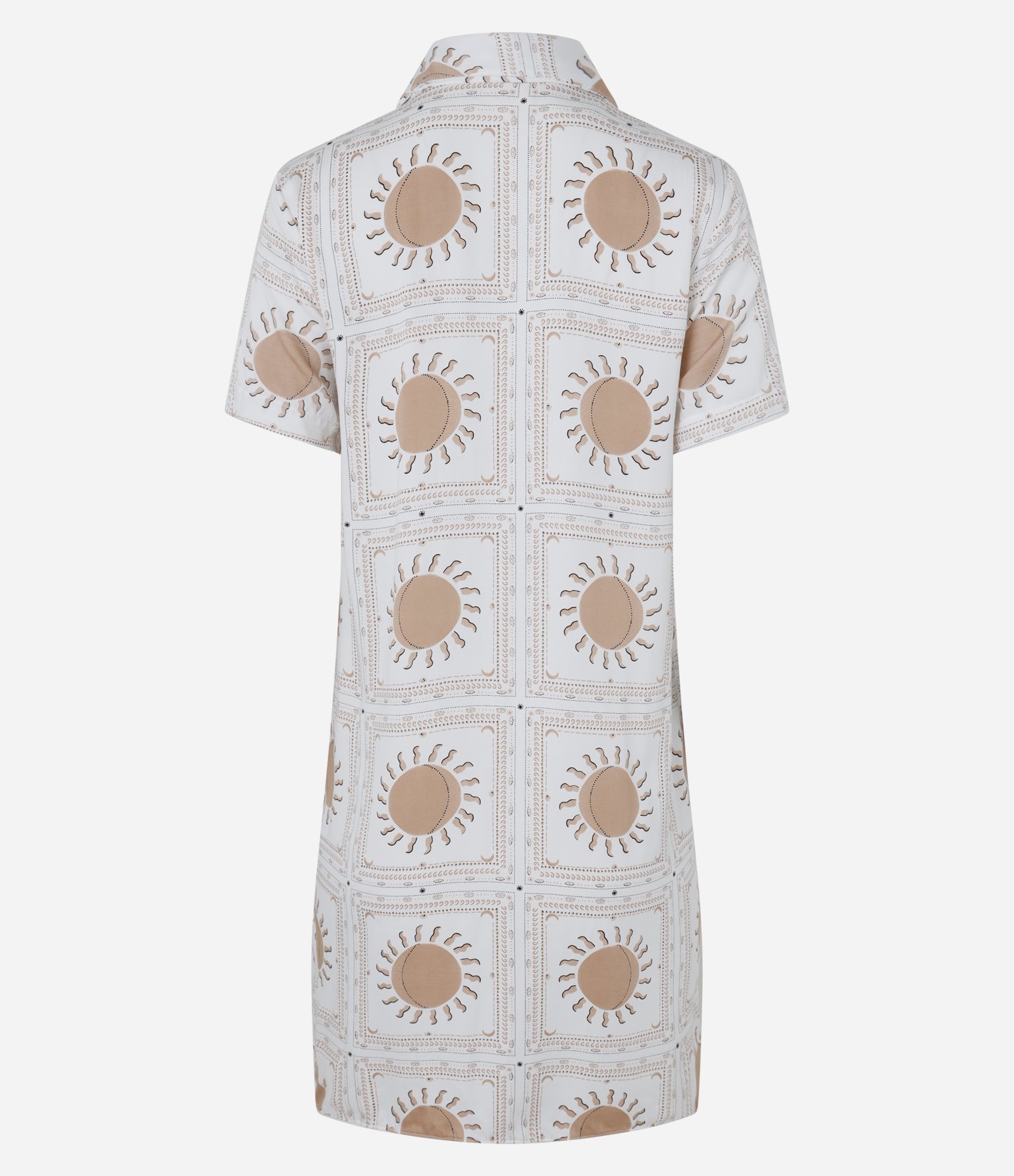 Camisola em Viscose com Estampa Sol Off White 6