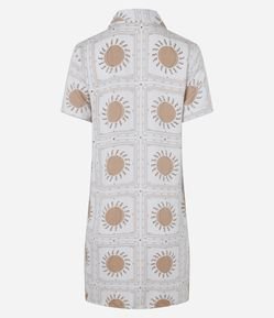 Camisola em Viscose com Estampa Sol