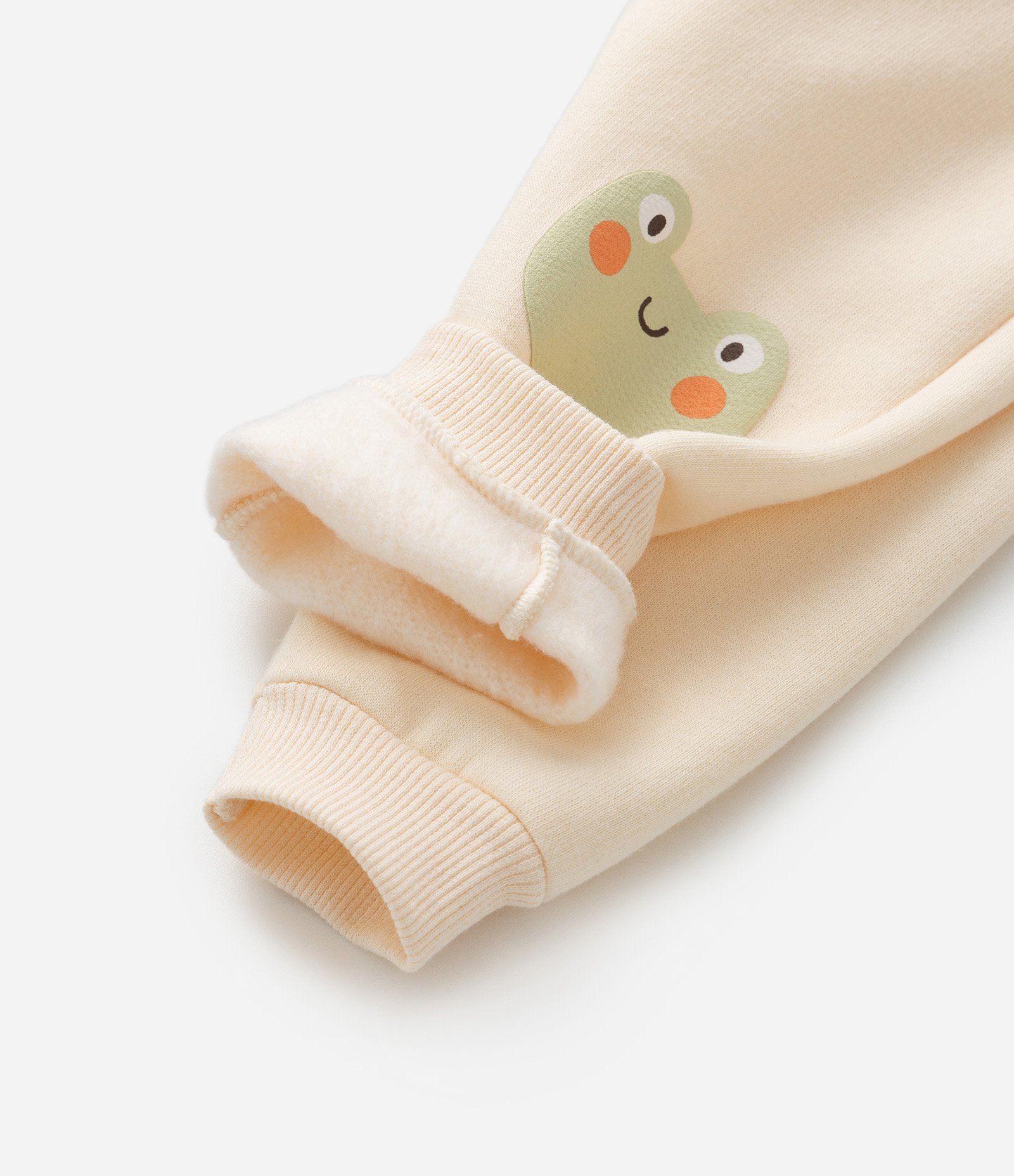 Calça Infantil com Estampa Sapinho - Tam 0 a 18 meses Amarelo 3