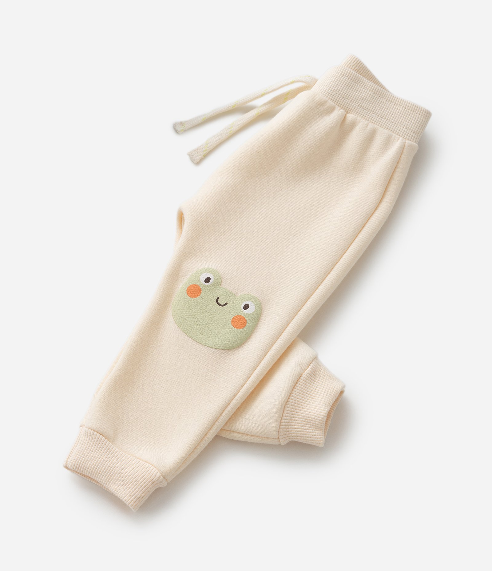 Calça Infantil com Estampa Sapinho - Tam 0 a 18 meses Amarelo 4