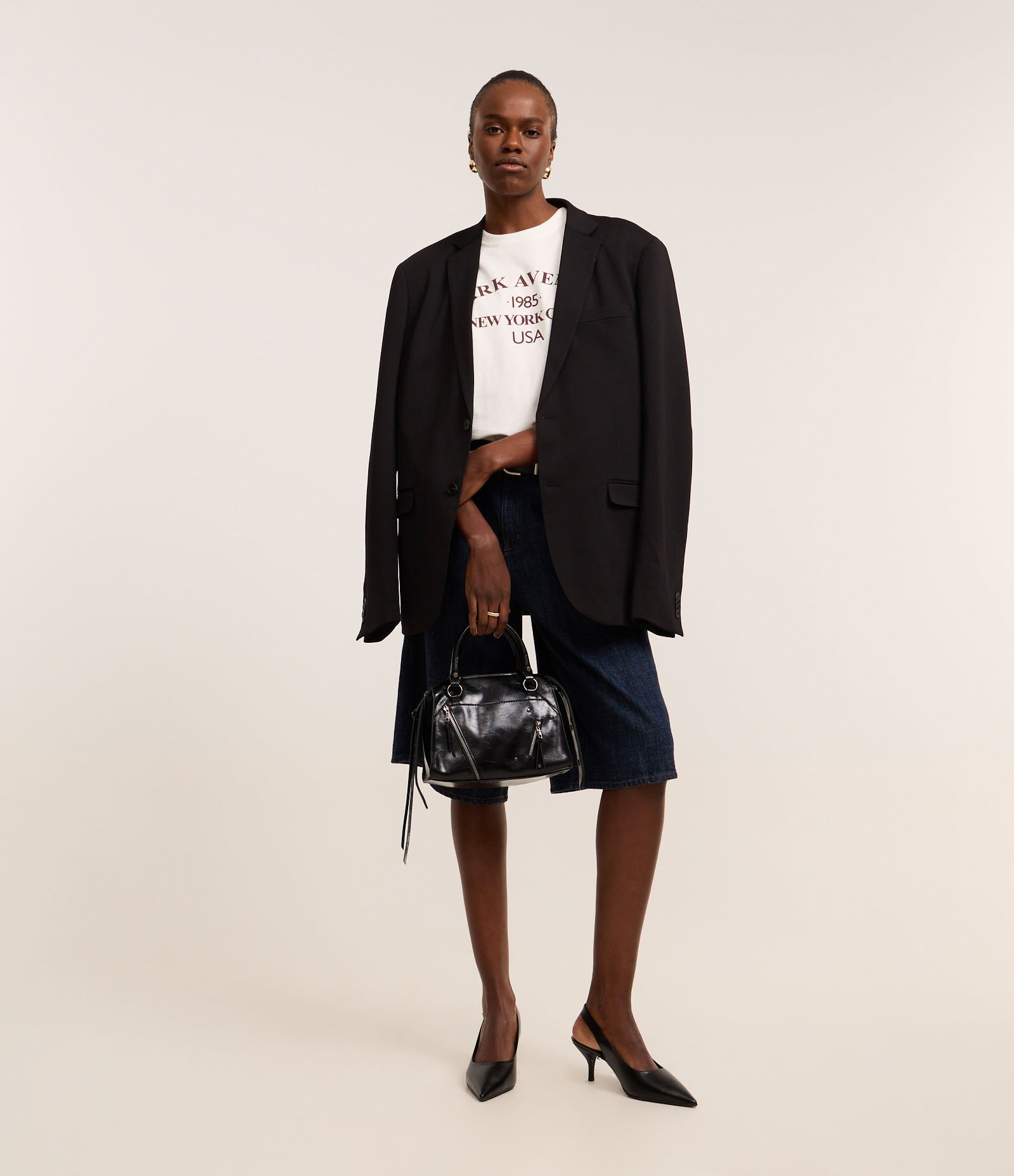 Camiseta em Algodão com Estampa Park Avenue Nyc Branco 2