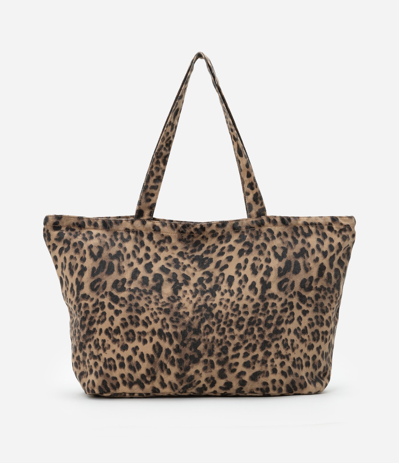 Bolsa Shopper Grande com Zíper e Estampa Animal Print 3
