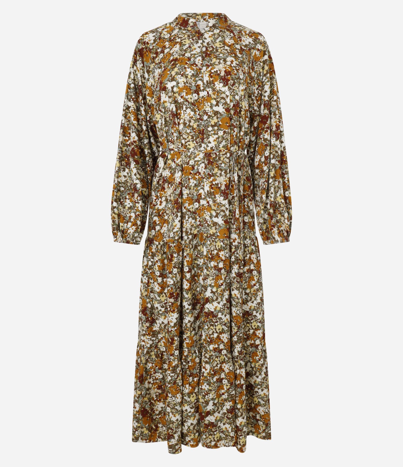 Vestido Western Bata Evasê em Chalis com Estampa Floral Liberty Multicores 8