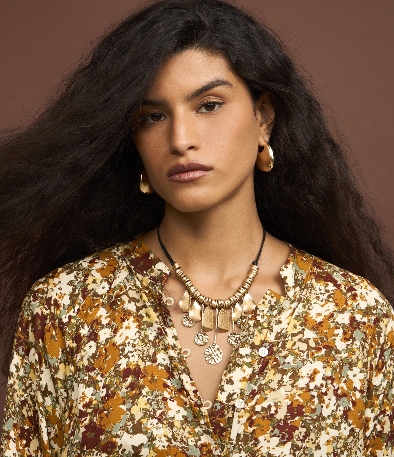 Vestido Western Bata Evasê em Chalis com Estampa Floral Liberty Multicores 3