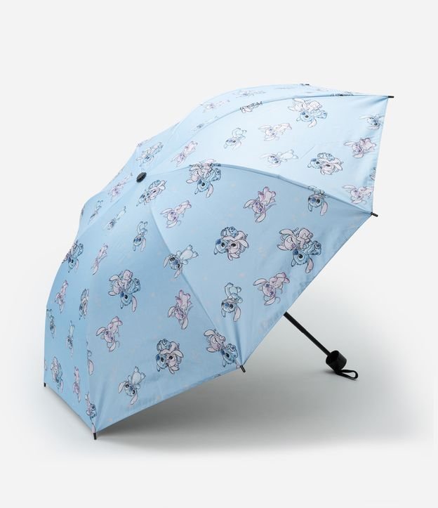 Sombrinha com Capa de Proteção e Estampado Stitch