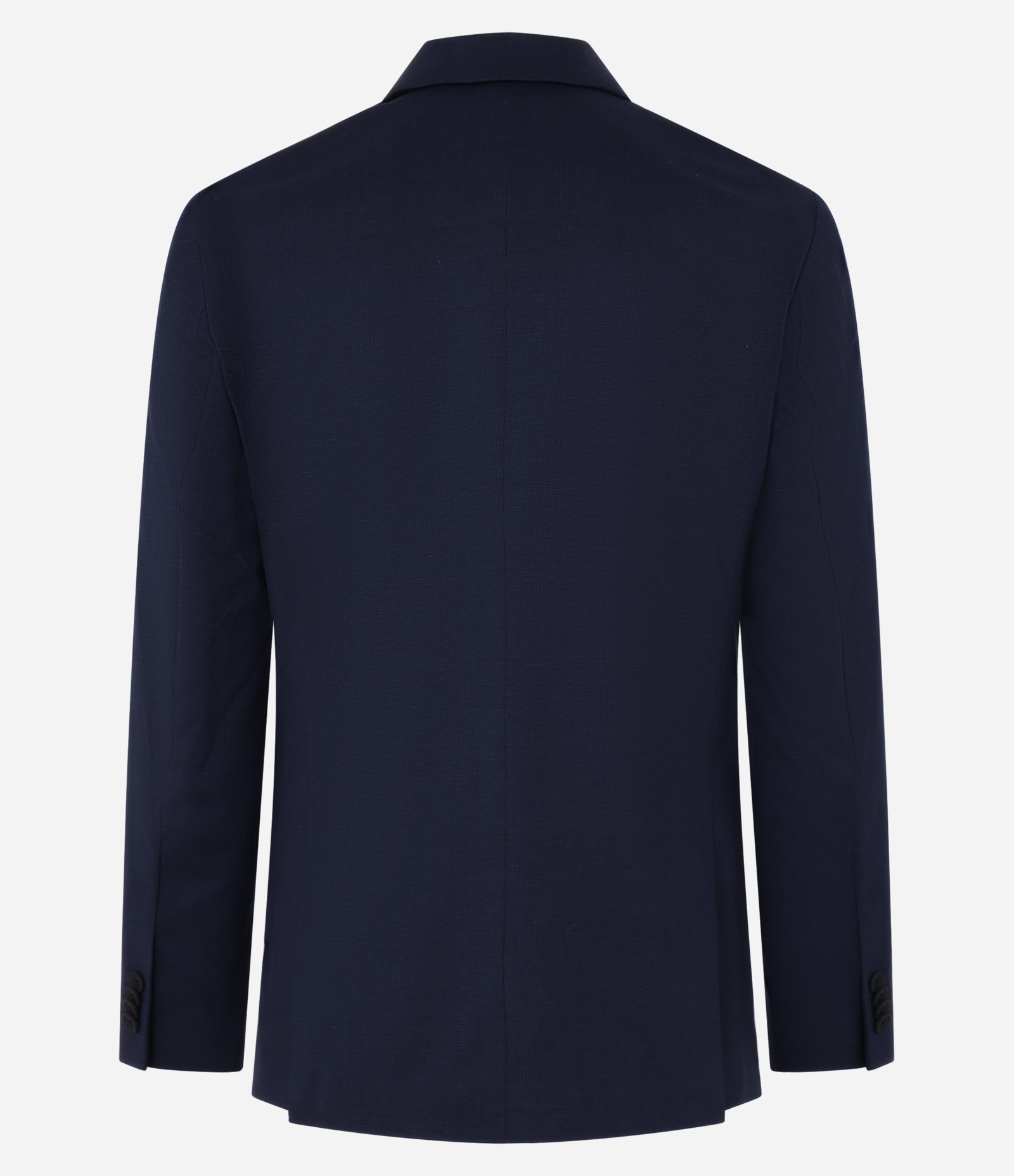 Paletó Slim em Performance com Textura Azul Marinho 6