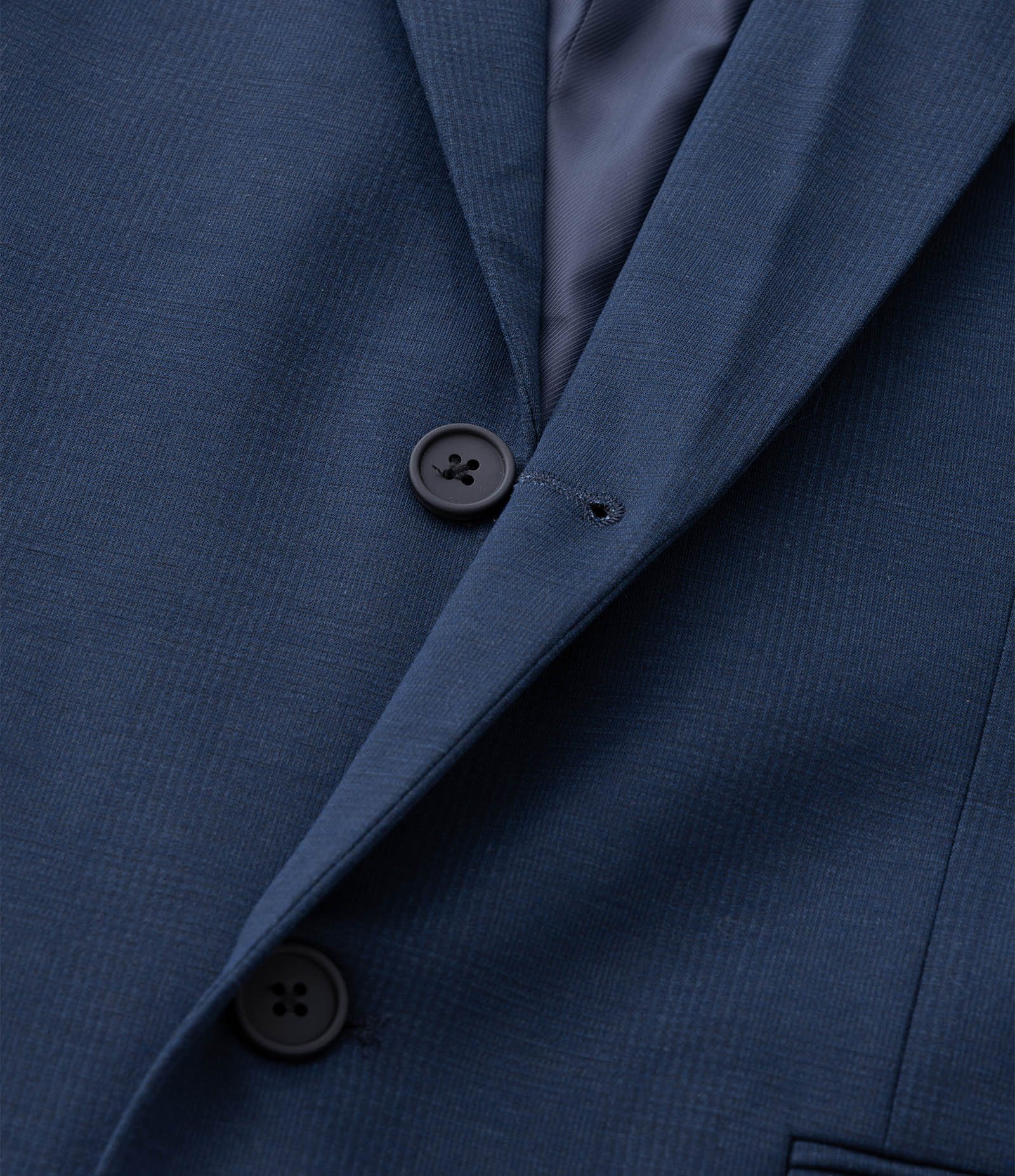Paletó Slim em Performance com Textura Azul Marinho 11