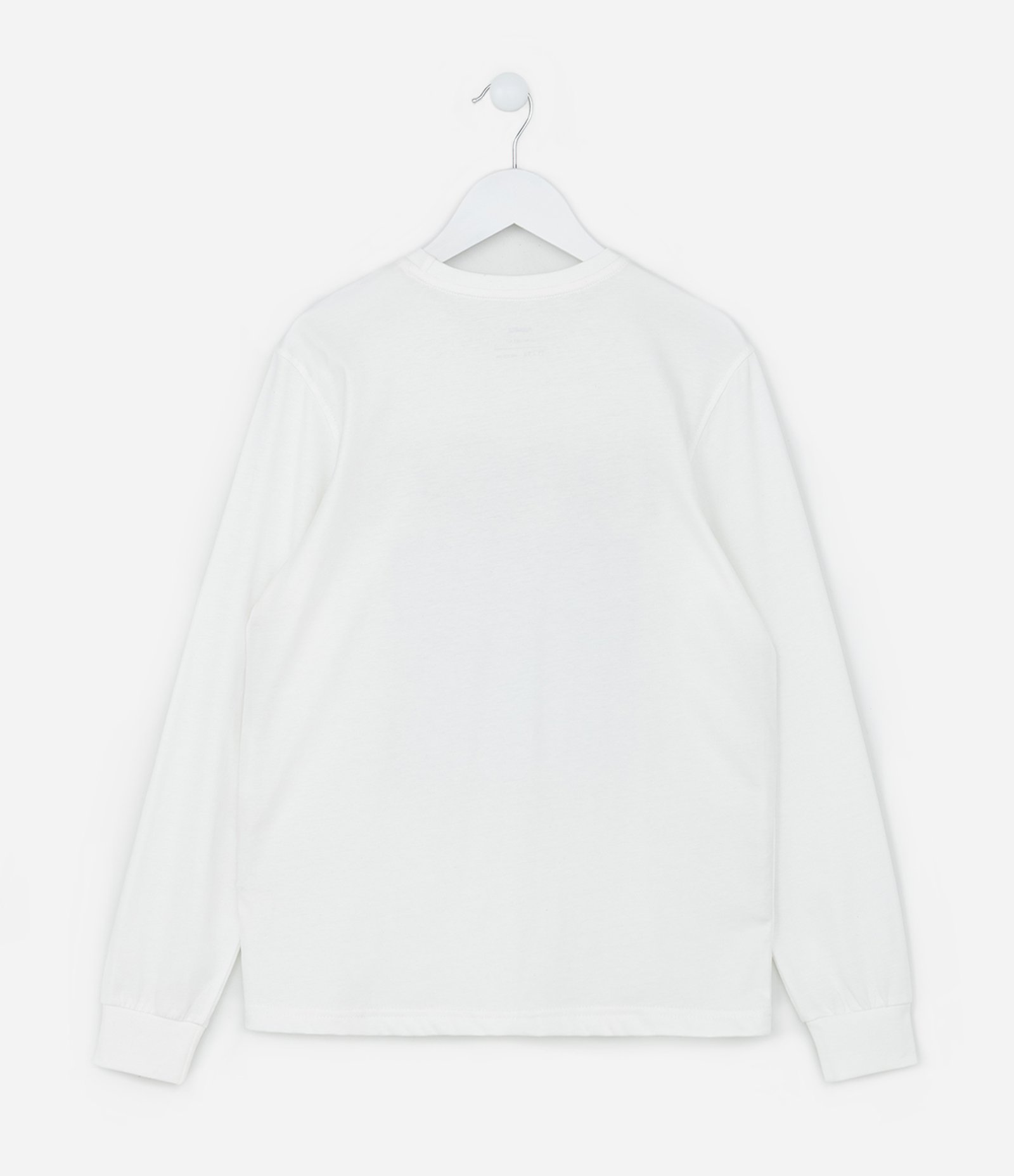 Camiseta Infantil com Estampa NASA - Tam 7 a 14 Anos Branco 2