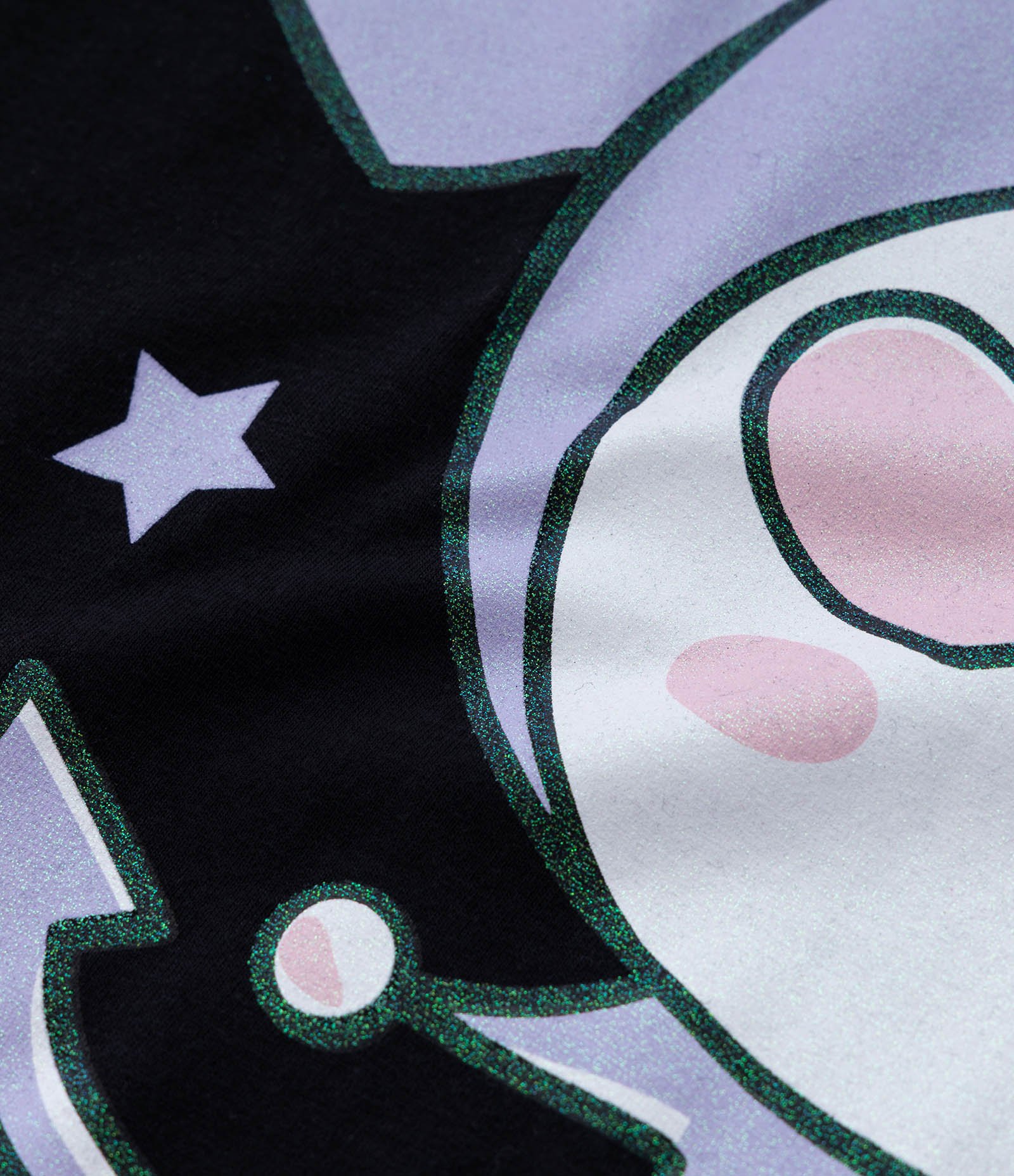 Camisola Infantil com Estampa Kuromi - Tam 5 a 16 Anos Preto 5