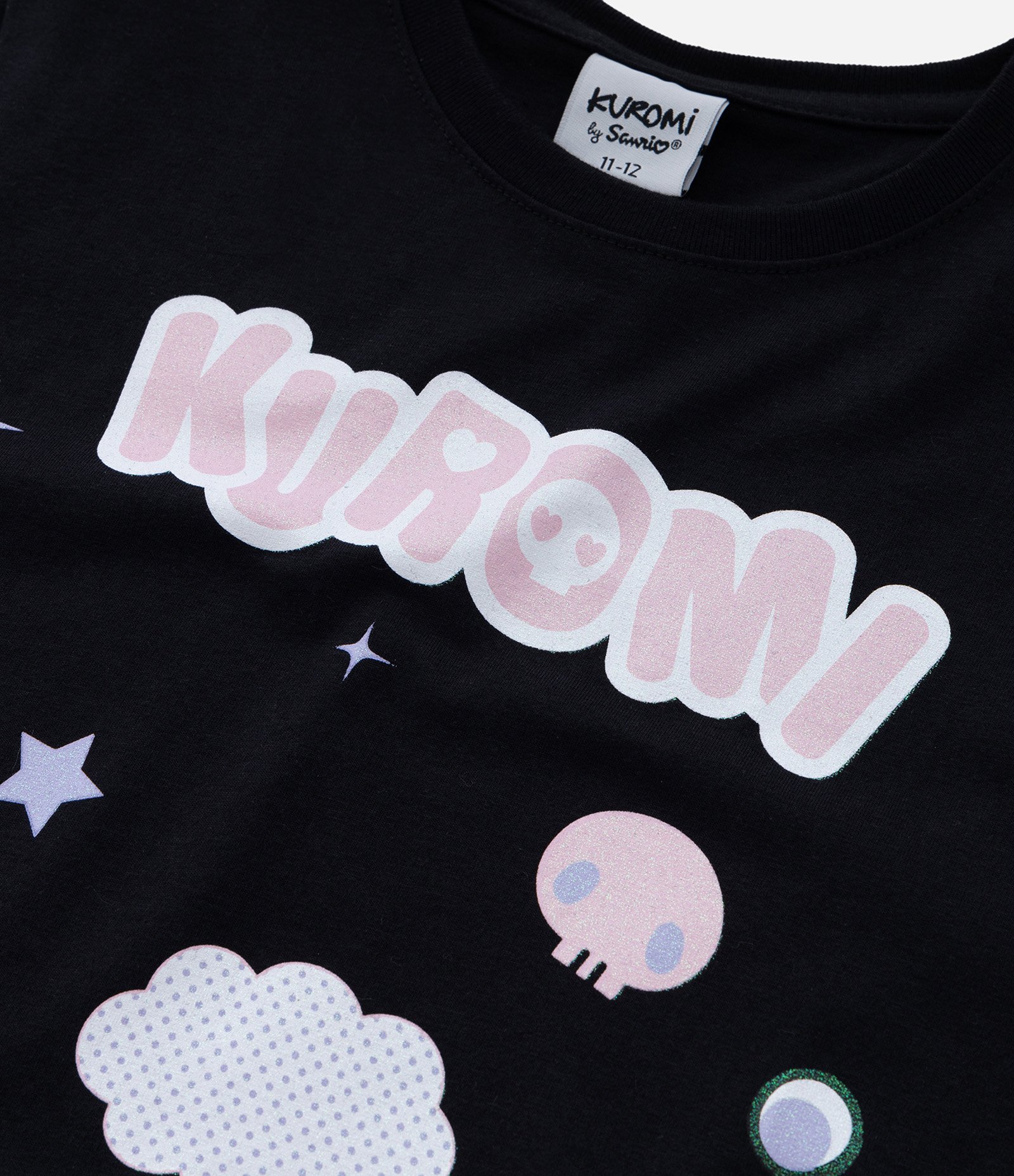 Camisola Infantil com Estampa Kuromi - Tam 5 a 16 Anos Preto 6